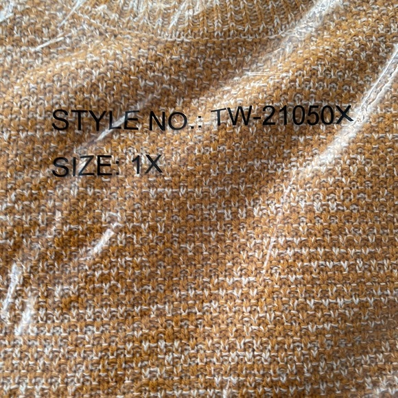 Bundle of 2 Sweaters, Zenana Sweater Top, Golden Mustard and Camel, New. - Picture 3 of 3